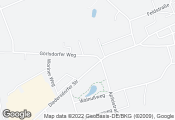 Karte mit Standort von Bäckerei Dreißig GmbH & Co. KG LIDL Seelow