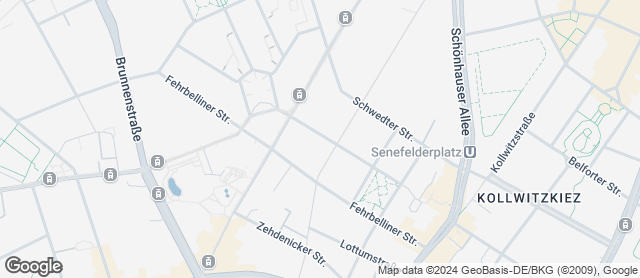 Karte mit Standort von Bäckerei Zessin