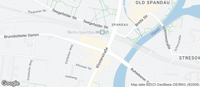 Karte mit Standort von Thoben's Backwaren