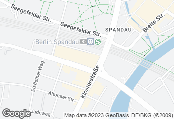 Karte mit Standort von Thoben's Backwaren
