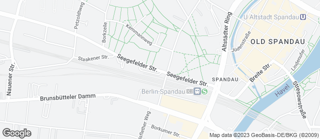 Karte mit Standort von Thoben's Backwaren