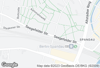 Karte mit Standort von Thoben's Backwaren