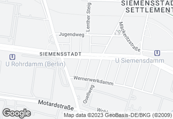 Karte mit Standort von Thoben's Backwaren