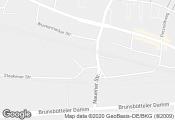 Karte mit Standort von Thoben's Backwaren