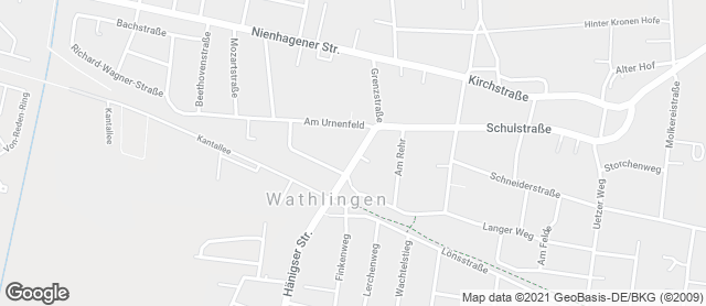 Karte mit Standort von Landbäckerei Wittig