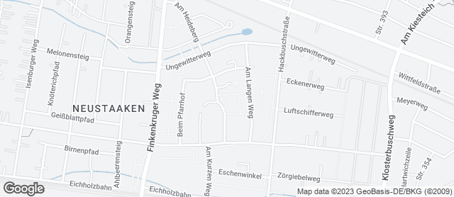 Karte mit Standort von Thoben's Backwaren