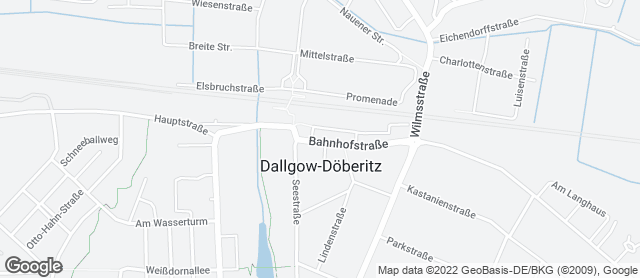 Karte mit Standort von Bäckereifachgeschäft + Café