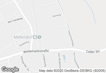 Karte mit Standort von Bosselmann. Die Landbäckerei GmbH  Familia - Mellendorf