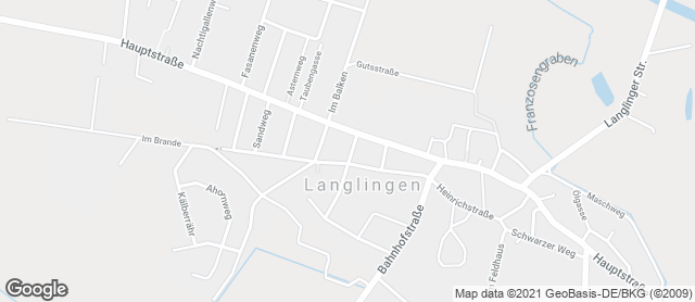 Karte mit Standort von Landbäckerei  Wittig GmbH