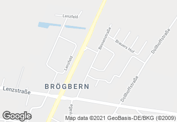 Karte mit Standort von Bäckerei & Cafè Köbbe
