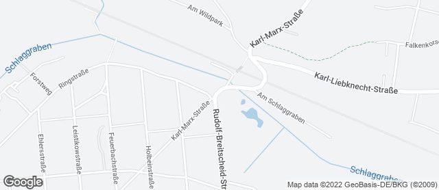 Karte mit Standort von Bäckerei Exner