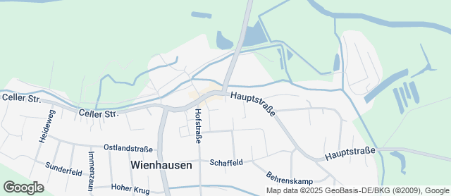 Karte mit Standort von Landbäckerei  Wittig GmbH