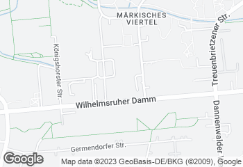 Karte mit Standort von Thoben's Backwaren