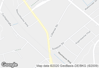 Karte mit Standort von Junge Die Bäckerei. - Oranienburger Straße Drive-In