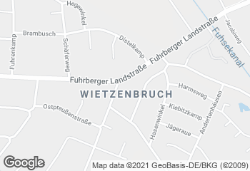 Karte mit Standort von Bäckerei Georg Wilhelm GmbH