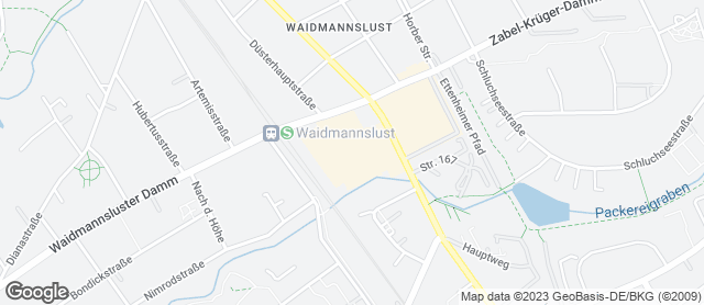 Karte mit Standort von Bäcker Wiedemann GmbH   REINICKENDORF