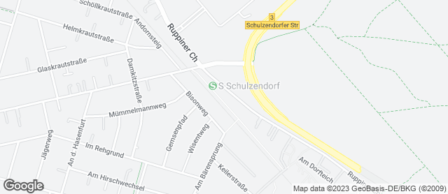 Karte mit Standort von Bäckerei Exner