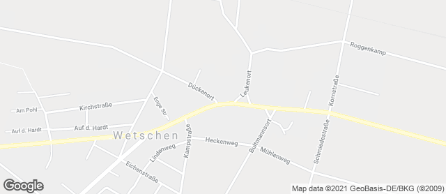 Karte mit Standort von Bäckerei Overmeyer GmbH