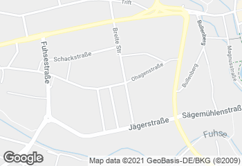 Karte mit Standort von Bäckerei Pippel