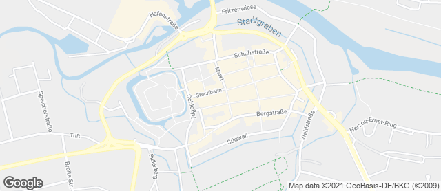 Karte mit Standort von Bäckerei Kiess & Krause GmbH