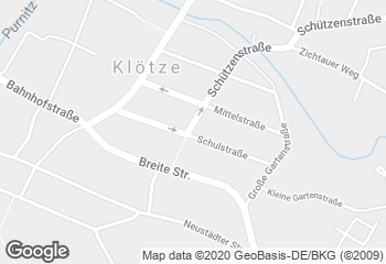 Karte mit Standort von Bäckerei Förster
