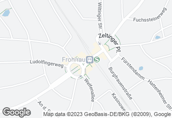Karte mit Standort von Bäcker Wiedemann GmbH Reinickendorf