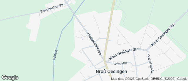Karte mit Standort von Bäckerei Cordes