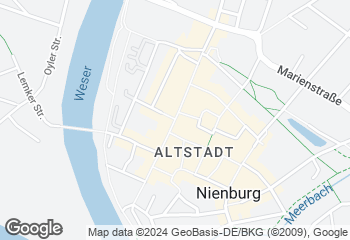 Karte mit Standort von Stadtländer Wochenmarkt Nienburg