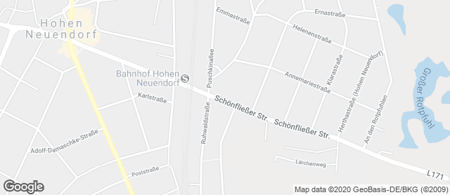 Karte mit Standort von Bäckerei & Konditorei Hoffmann