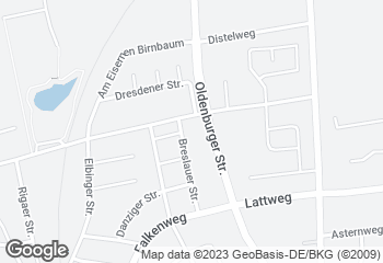 Karte mit Standort von Overmeyer Bäckerei und Konditorei GmbH
