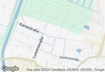 Karte mit Standort von Bäckerei Prussog