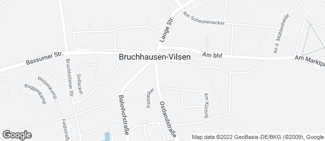 Karte mit Standort von Baalk Backbord Bruchhausen-Vilsen