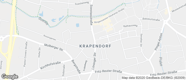 Karte mit Standort von Stadtbäckerei-Stadtcafé Frerker GmbH