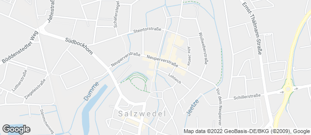 Karte mit Standort von Erste Salzwedeler Baumkuchenfabrik