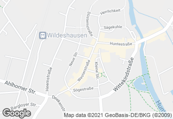 Karte mit Standort von Landbäckerei Diekhaus Gmbh