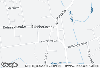 Karte mit Standort von Heidebäcker Wrogemann