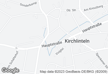 Karte mit Standort von Bäckerei Wöbse
