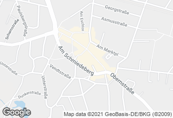Karte mit Standort von Baalk Backbord Achim Obernstraße