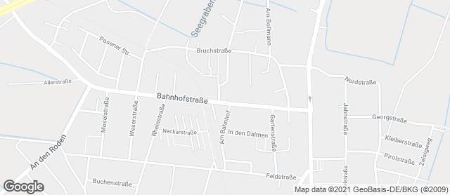 Karte mit Standort von Bäckerei & Konditorei Brüne Meyer