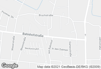 Karte mit Standort von Bäckerei & Konditorei Brüne Meyer