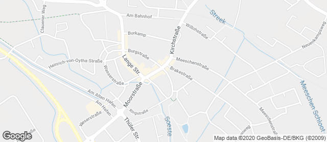 Karte mit Standort von Stadtbäckerei Frerker