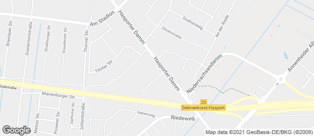Karte mit Standort von Bäckerei Konditorei Krützkamp GmbH