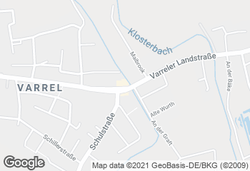 Karte mit Standort von Bäckerei Konditorei Krützkamp GmbH