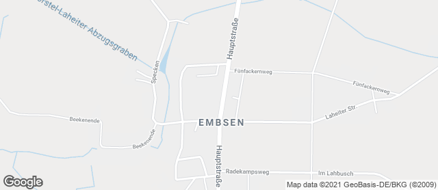 Karte mit Standort von Bäckerei Dieter Baden