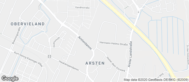 Karte mit Standort von Arsten