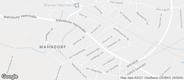 Karte mit Standort von Baalk Backbord Mahndorf