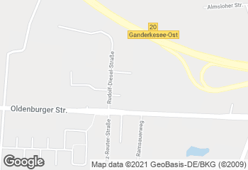 Karte mit Standort von Bäckerei Weymann GmbH & Co. KG