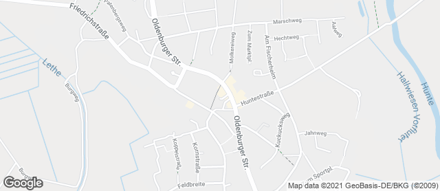Karte mit Standort von Müller & Egerer Bäckerei und Konditorei GmbH