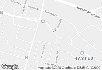 Karte mit Standort von Hastedt
