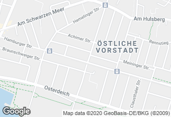 Karte mit Standort von Bäckerei Rolf Peterswerder